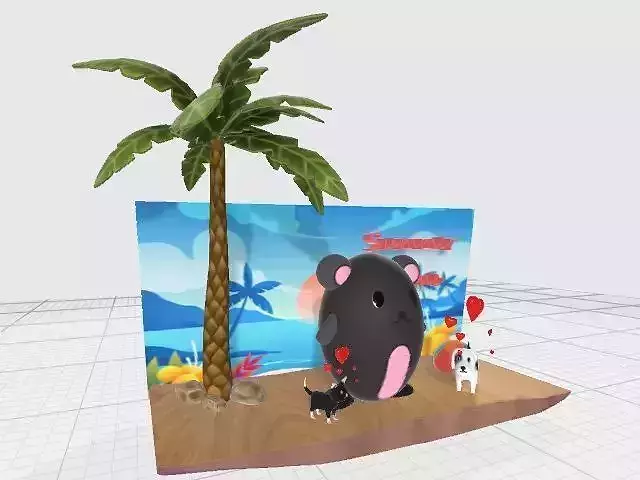 sommer time 3D model 3D model
