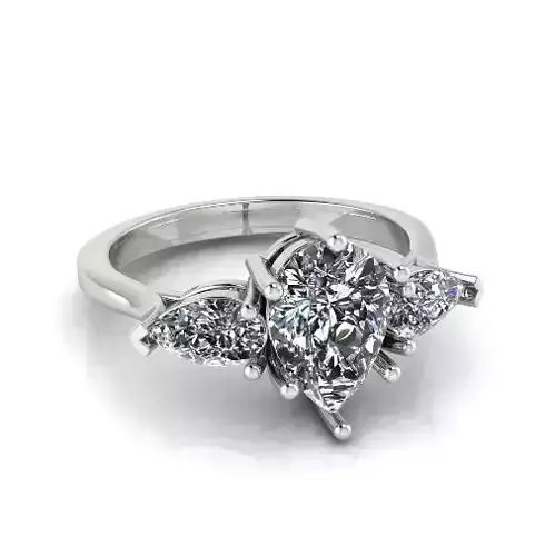 Engagement halo rings Model 3866