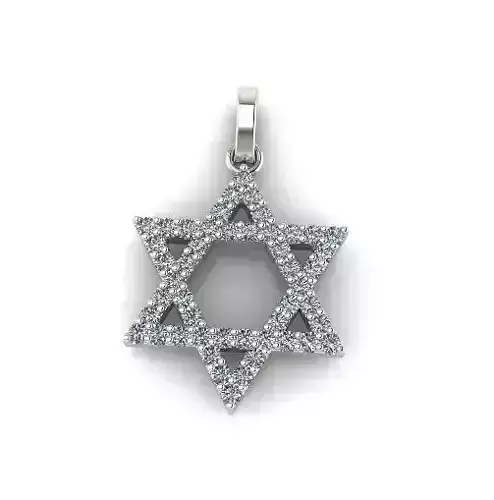 Star of David pendant Model 3862