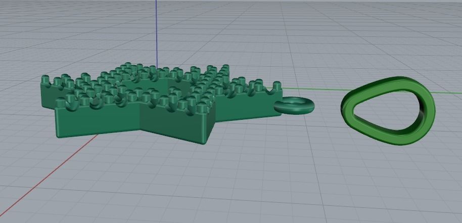 Star of David pendant Model 3862 3D print model_3