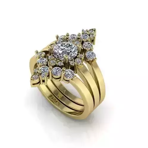 Fashionable womens ring Model 3860