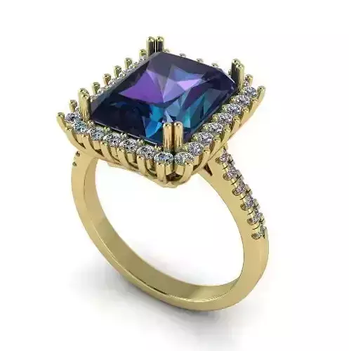 Engagement halo rings Model 3859