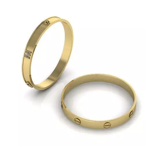 Bracelets without locks Model 3851 3D print model_0