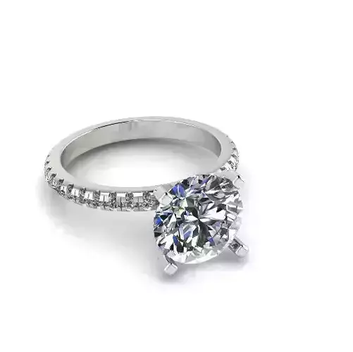Engagement halo rings Model 3850
