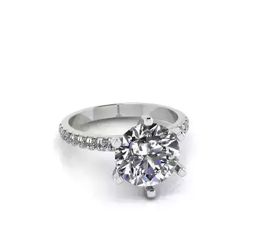 Engagement halo rings Model 3849