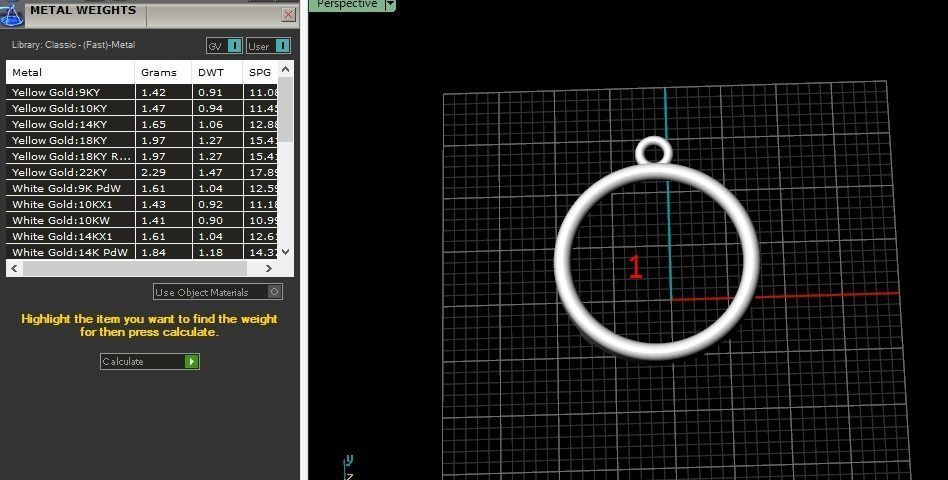 Pendant round frame Model 3846 3D print model_8