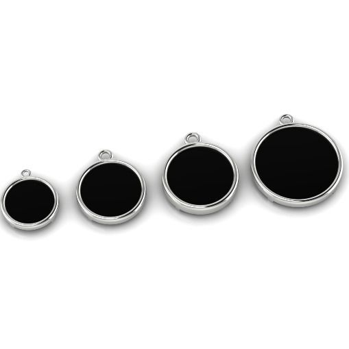 Pendant round frame Model 3846 3D print model_1