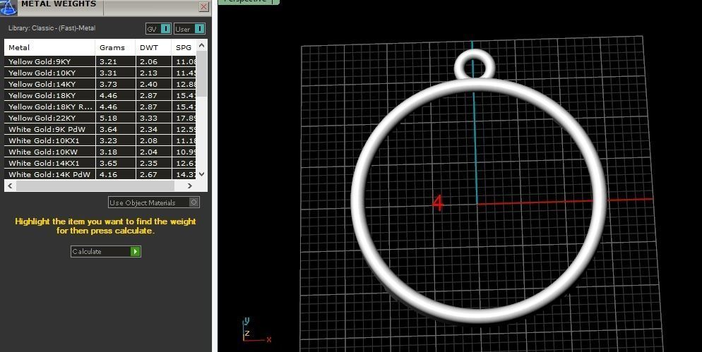 Pendant round frame Model 3846 3D print model_11
