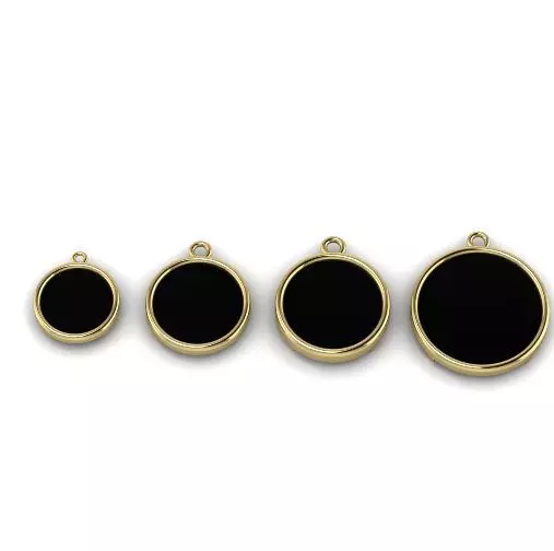 Pendant round frame Model 3846 3D print model_0