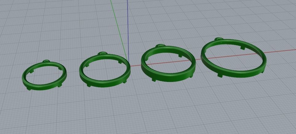 Pendant round frame Model 3846 3D print model_3