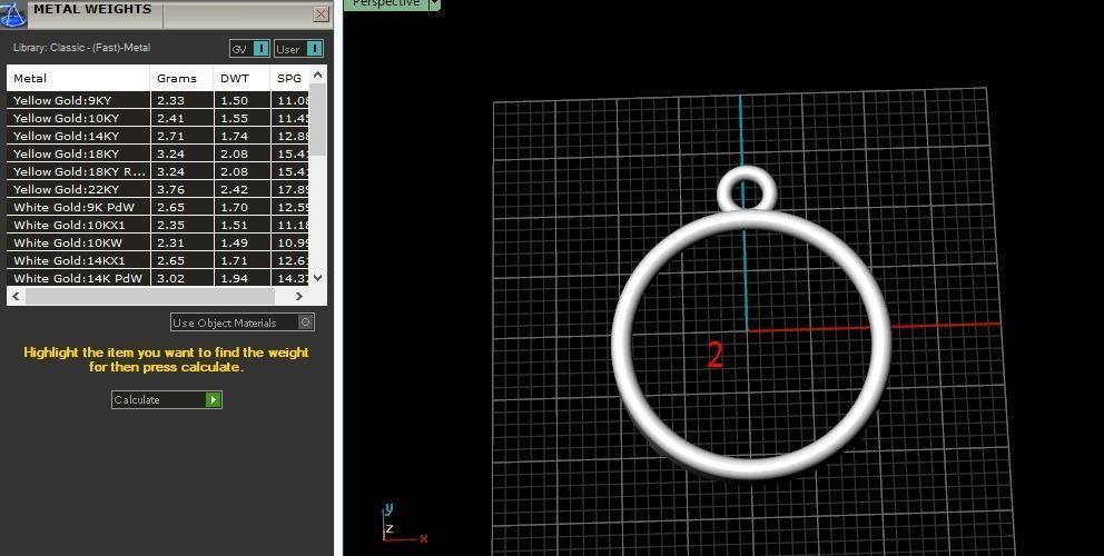 Pendant round frame Model 3846 3D print model_9