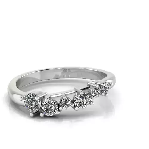 Engagement halo rings Model 3843