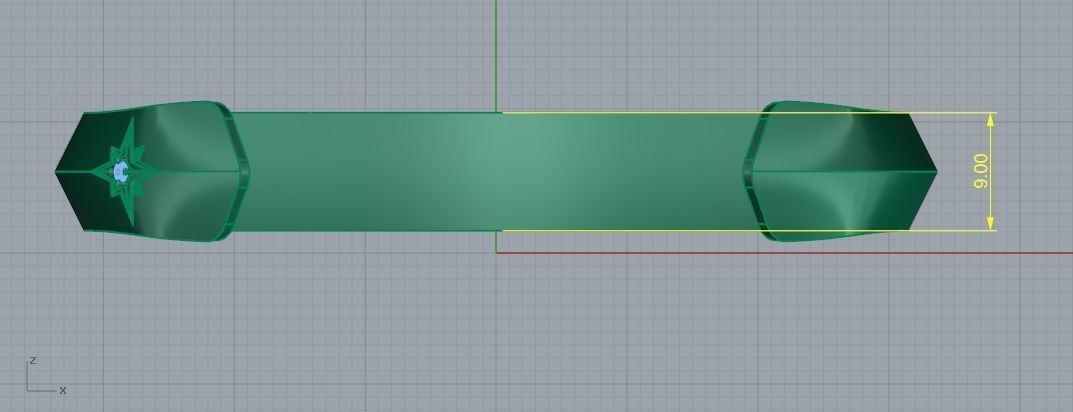 Bracelet size 17 Model 3835 3D print model_7