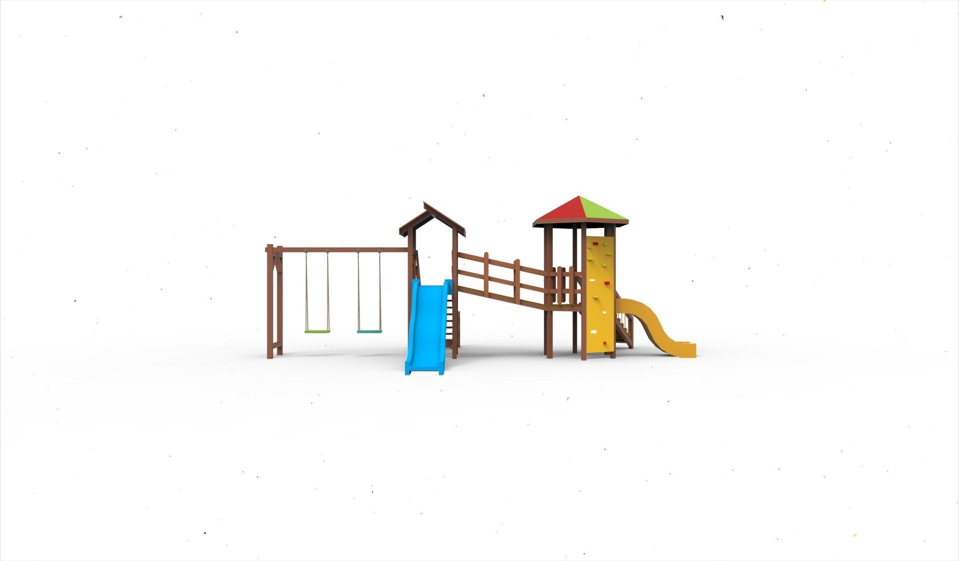 Playground tipe A 3D model_3