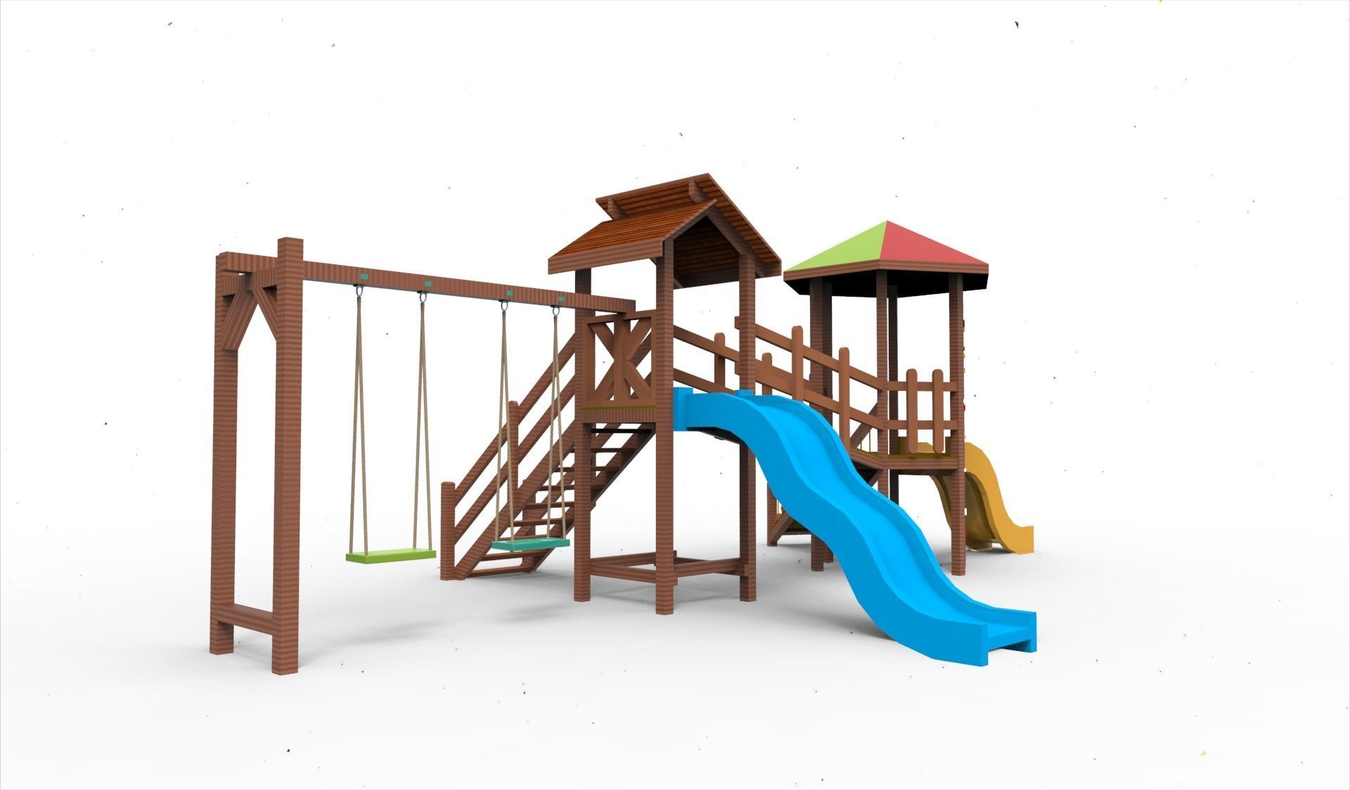 Playground tipe A 3D model_7