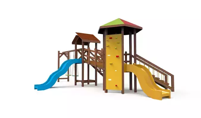 Playground tipe A 3D model Playground tipe A 3D model