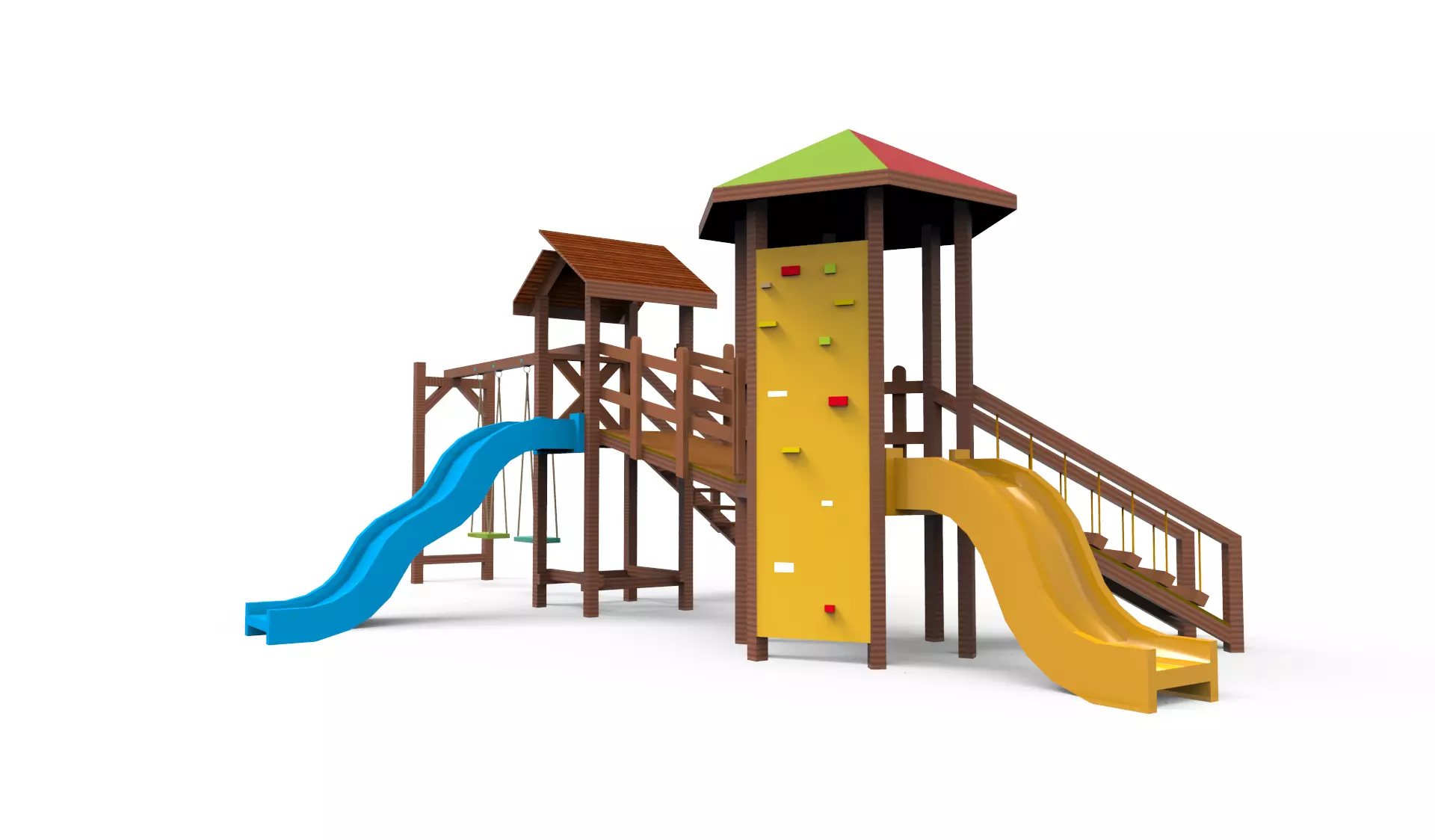 Playground tipe A 3D model_0