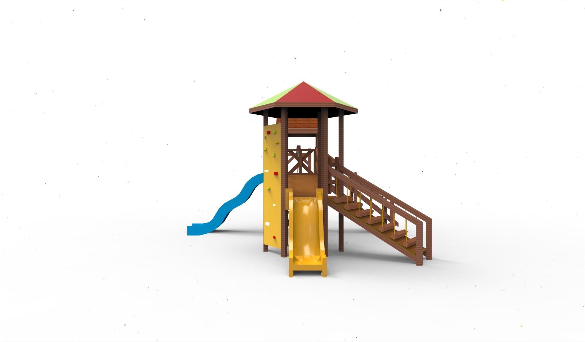 Playground tipe A 3D model_1
