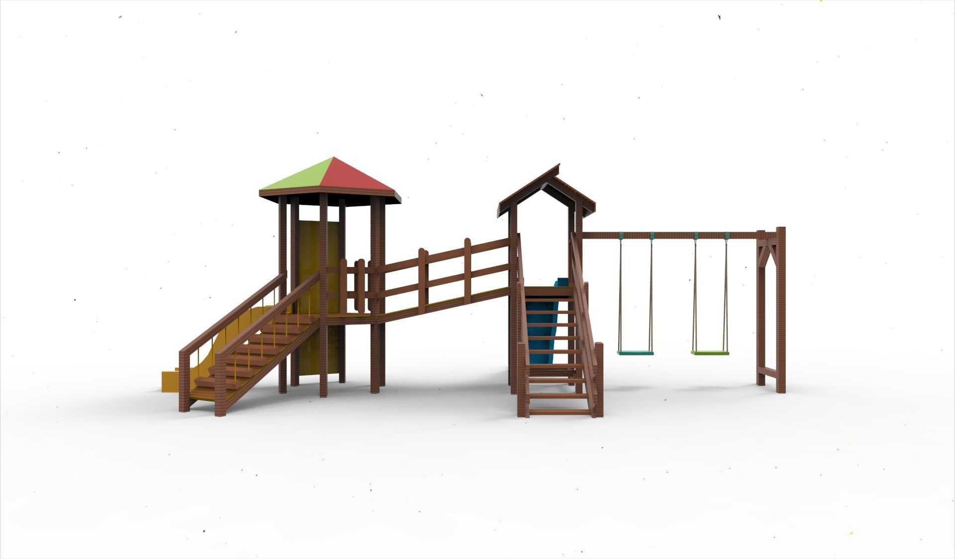 Playground tipe A 3D model_4