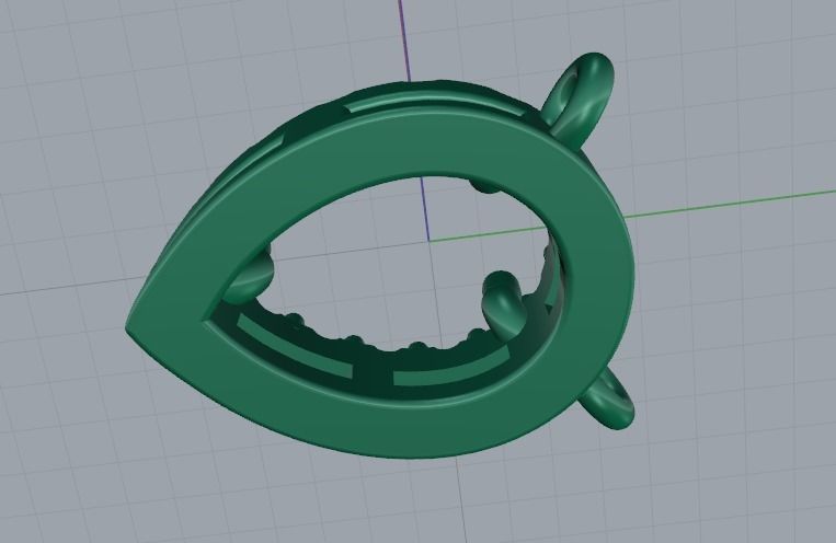 Pendant pear Model 3834 3D print model_5