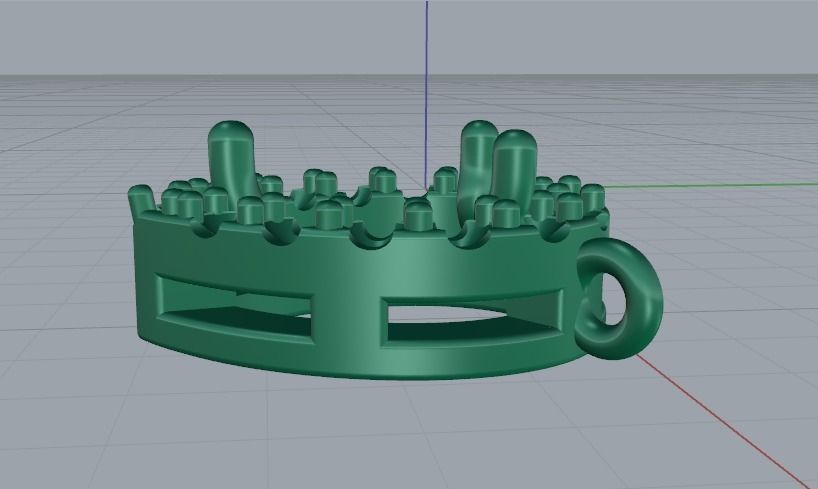 Pendant pear Model 3834 3D print model_3