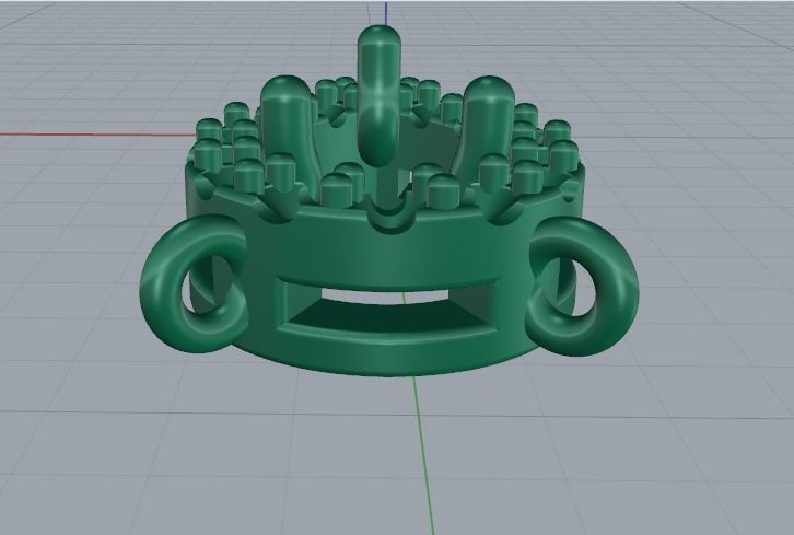 Pendant pear Model 3834 3D print model_4