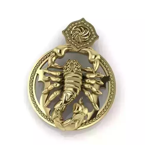 Pendant scorpion Model 3824