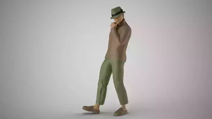 Idle Man  3D print model