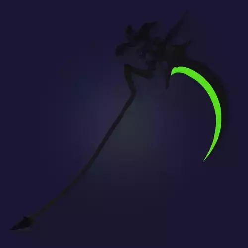 Shinoa Hiragi scythe for 3D print 3D model