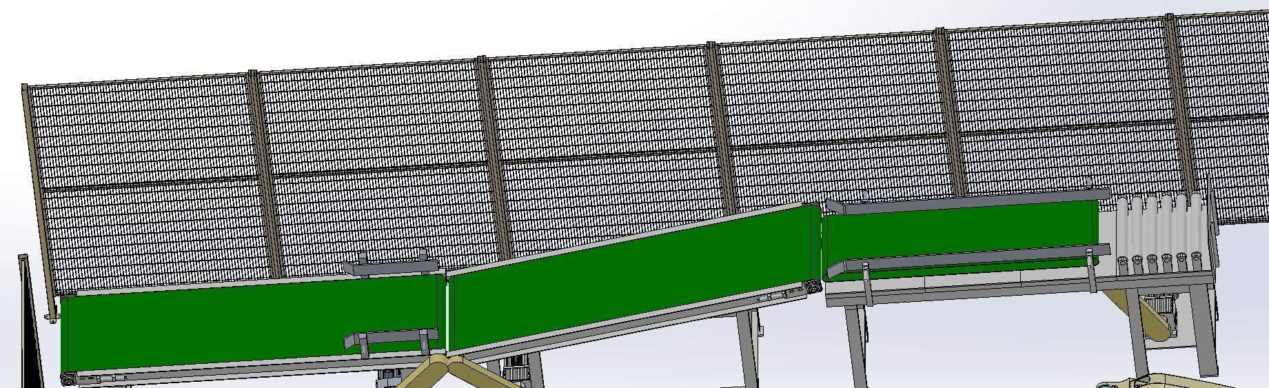 Mechanical hand material production line  3D model_5