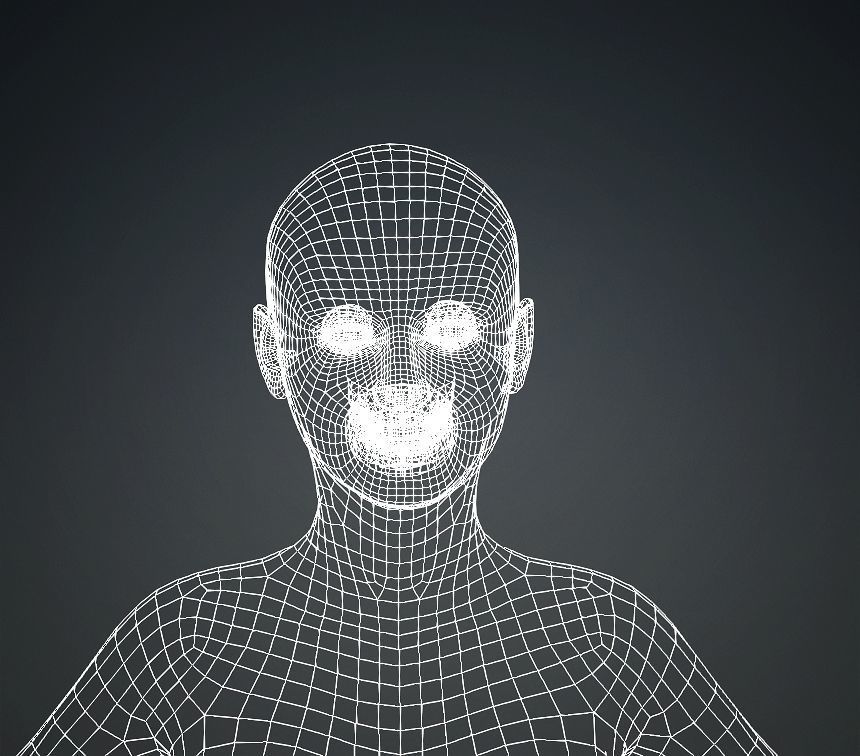 Emma Watson rigged animated  2500 free animation tutorial Low-poly 3D model_13