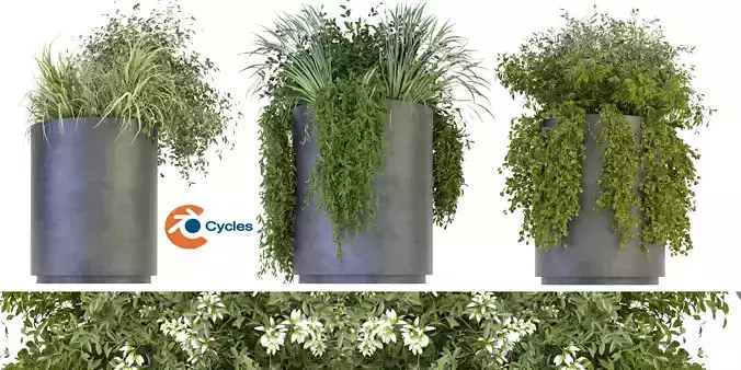 Collection plant vol 232 - blender model 