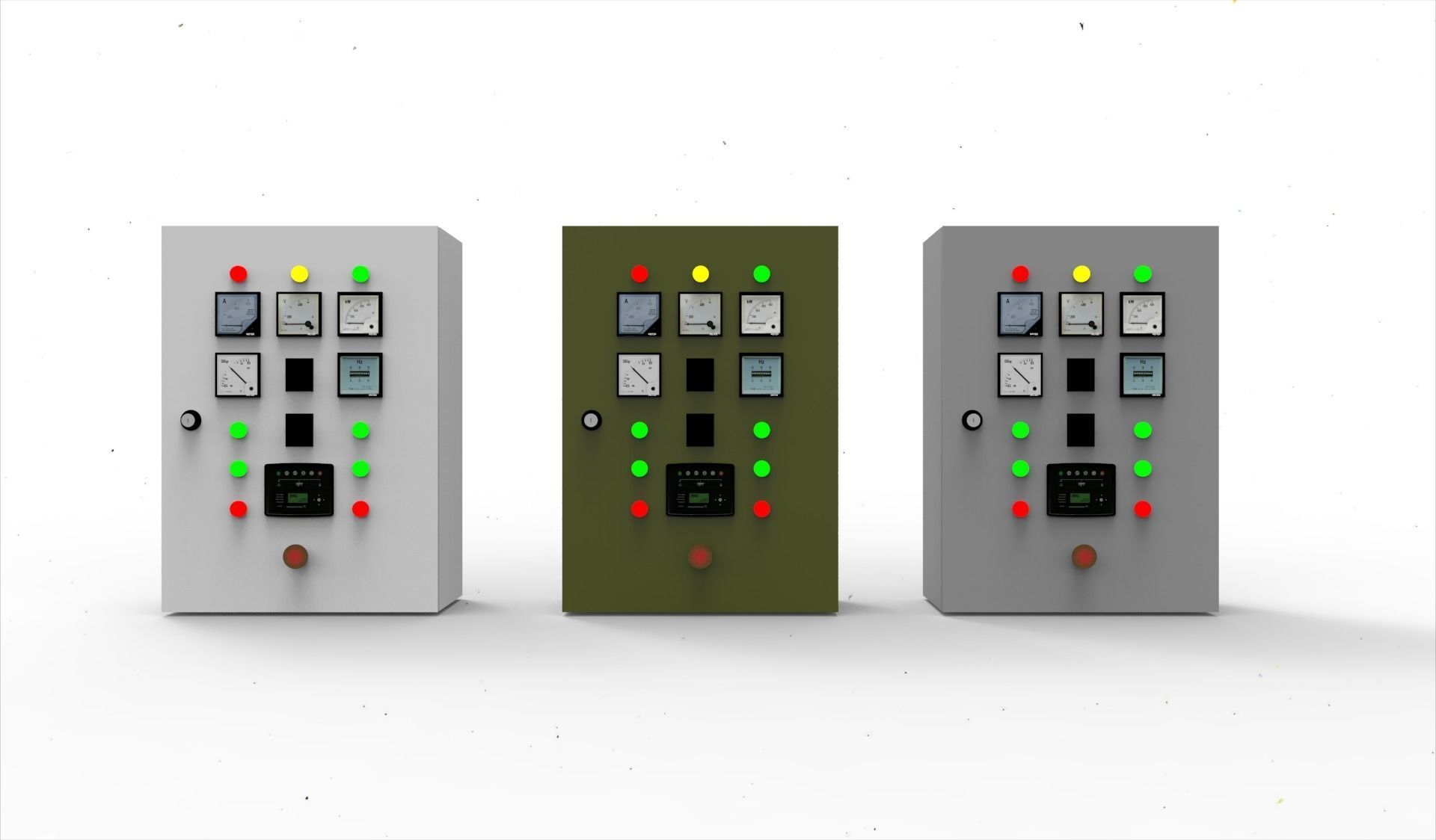 panel switch box 3D model_5