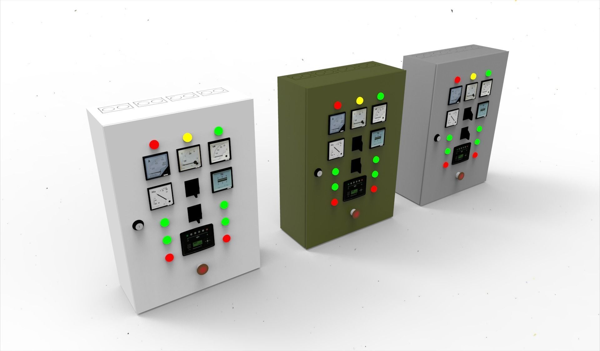 panel switch box 3D model_4