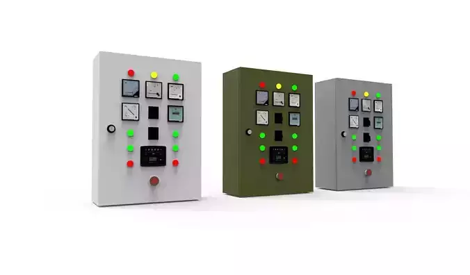 panel switch box 3D model