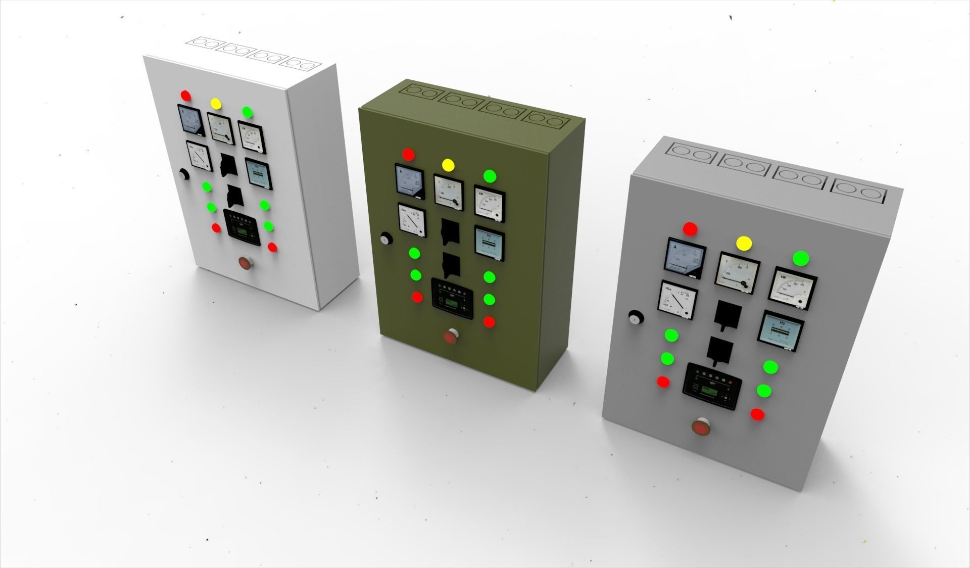 panel switch box 3D model_3
