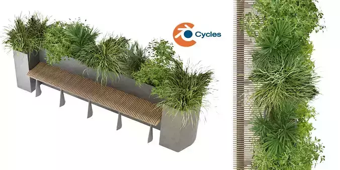 Collection plant vol 233 - blender model