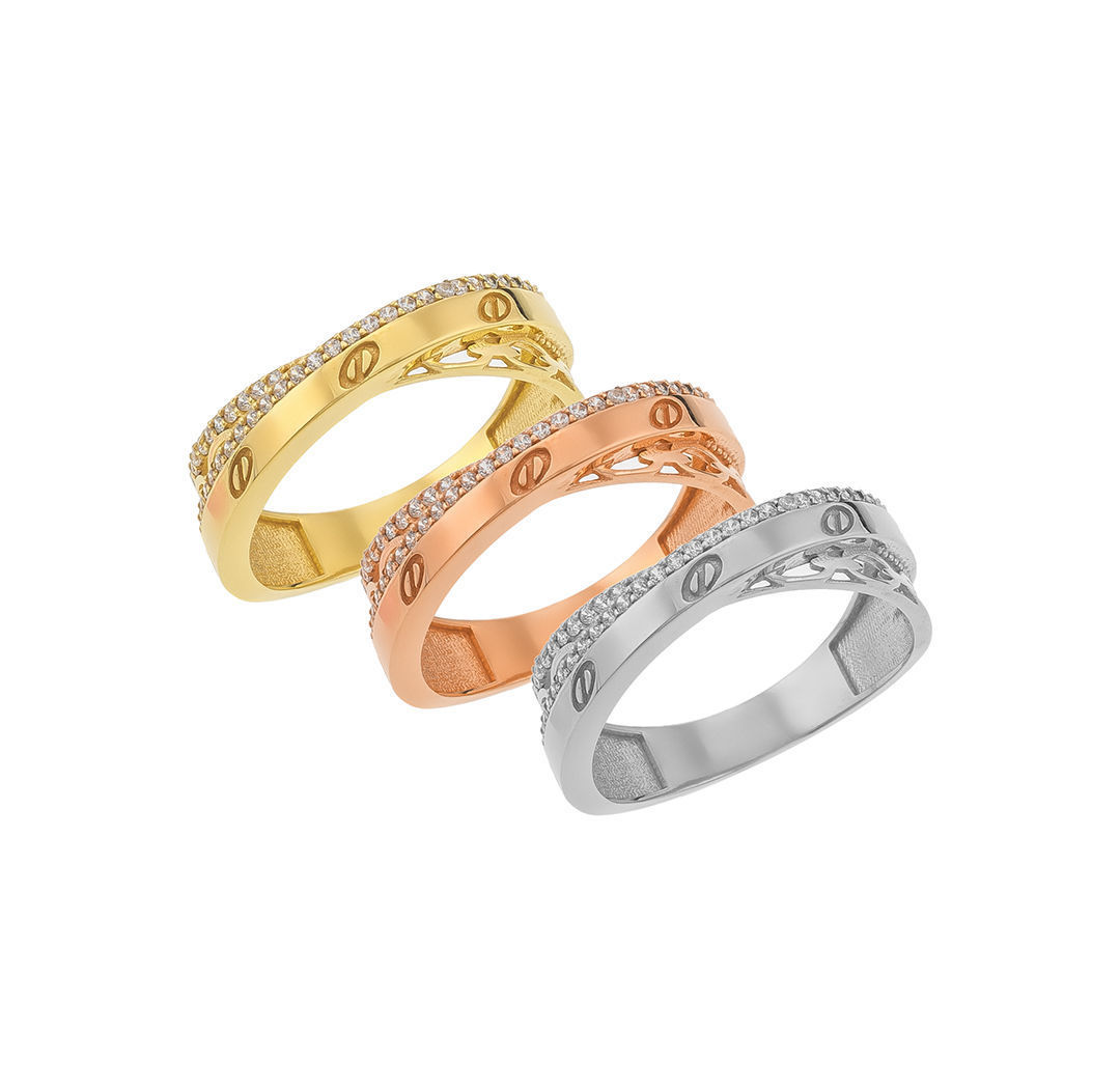 FULL COLLECTION RINGS  3D print model_25
