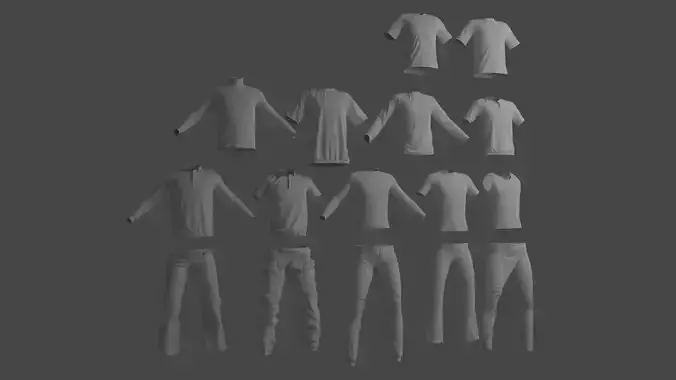 Basic Mens Clothes Pack