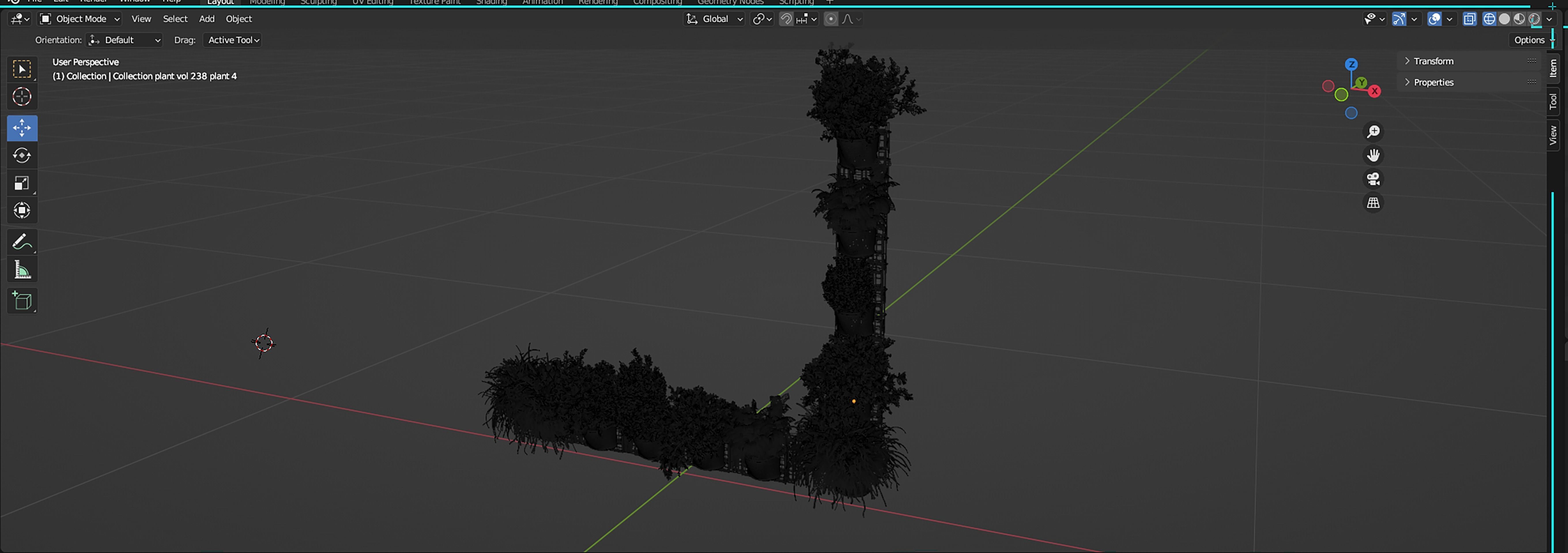 Collection plant vol 238 - blender model  3D model_7