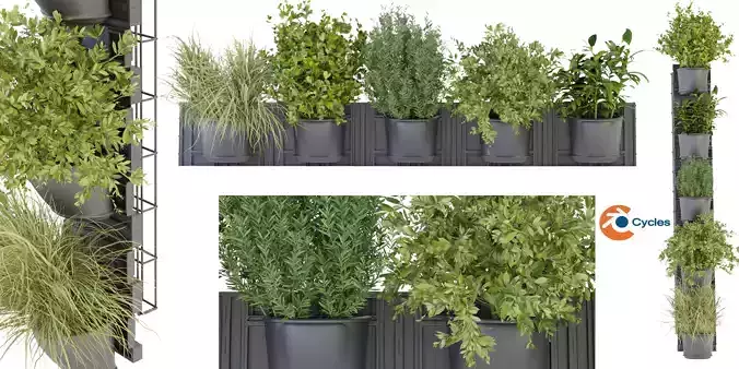 Collection plant vol 238 - blender model 