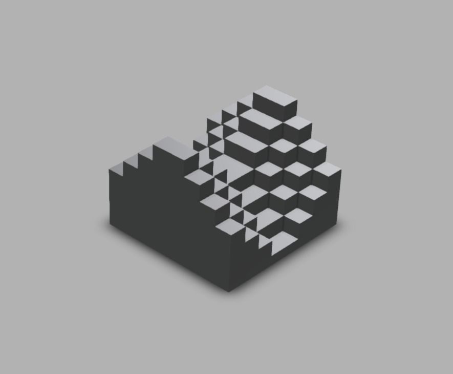 chessboard 3D print model_1