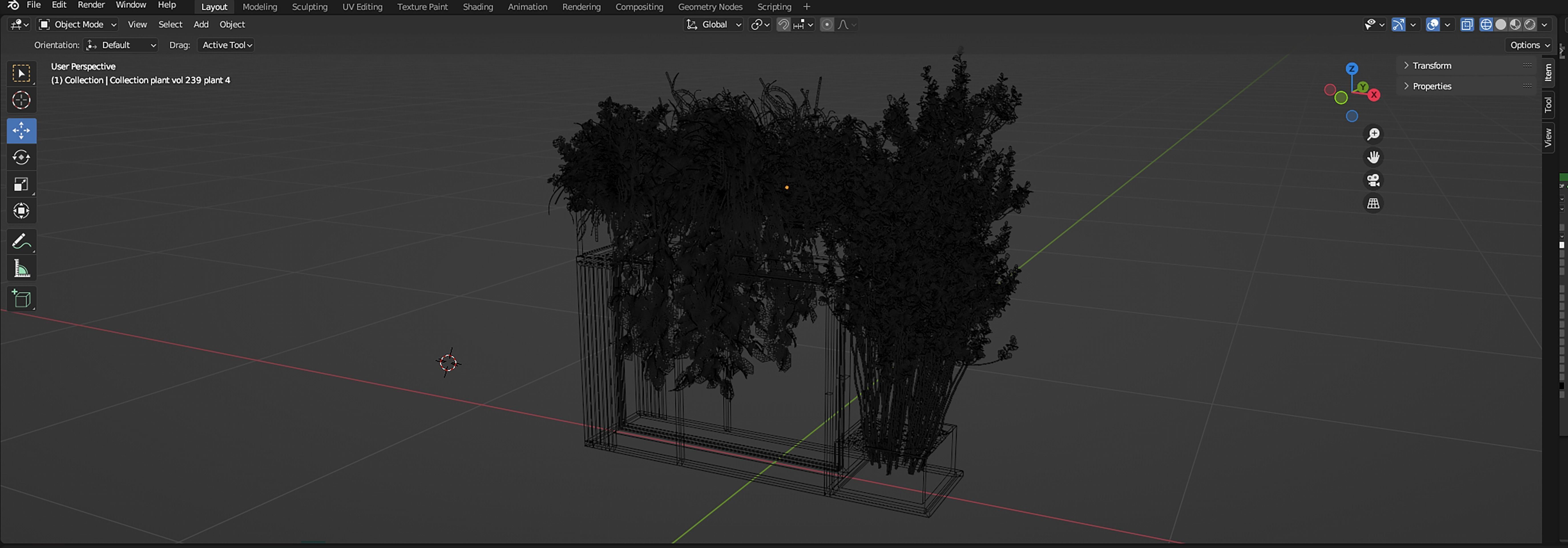 Collection plant vol 239 - blender model  3D model_7