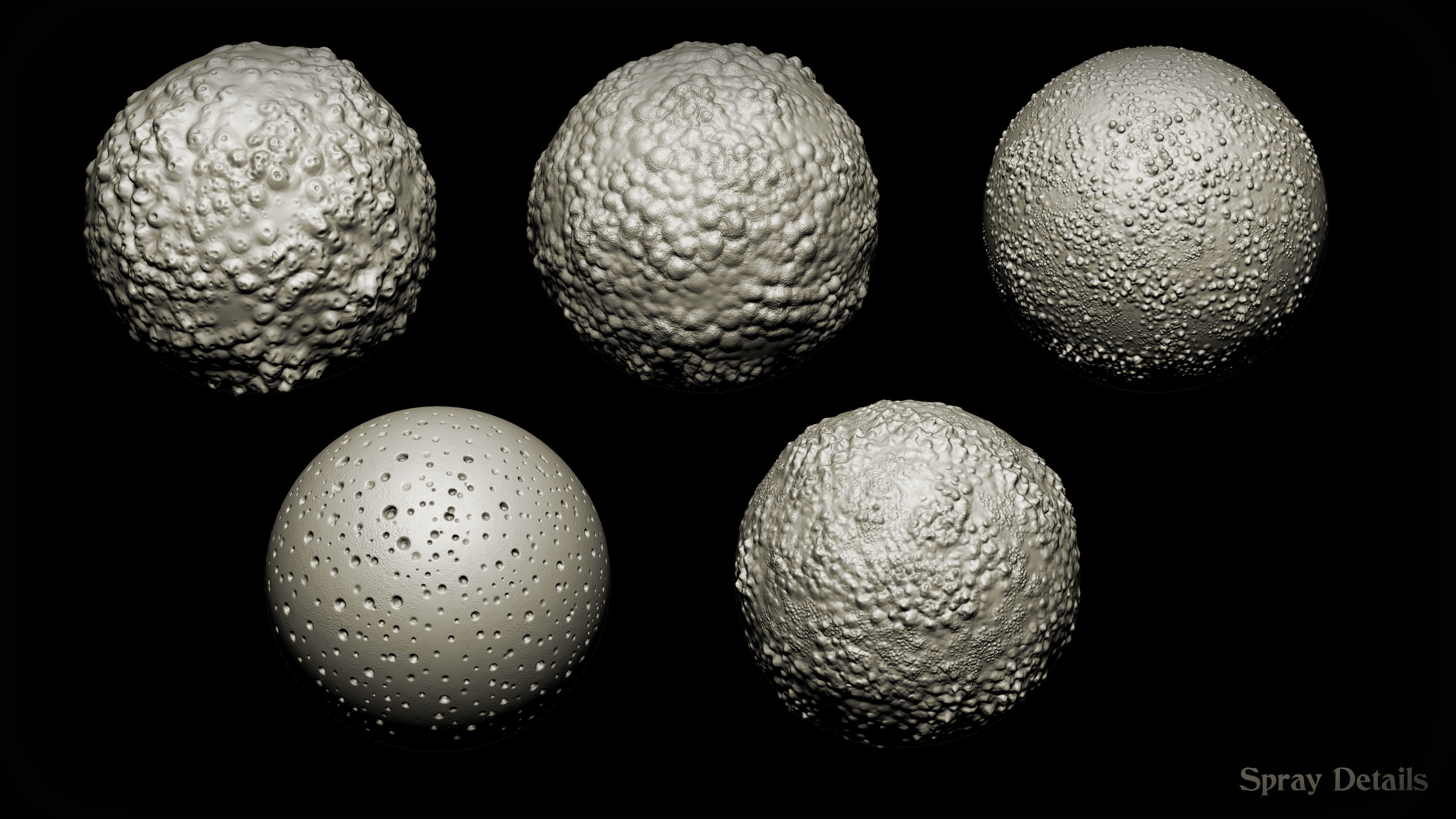 Zbrush and Blender - Cthulhu Creature 45 Brushes Pack Texture_6