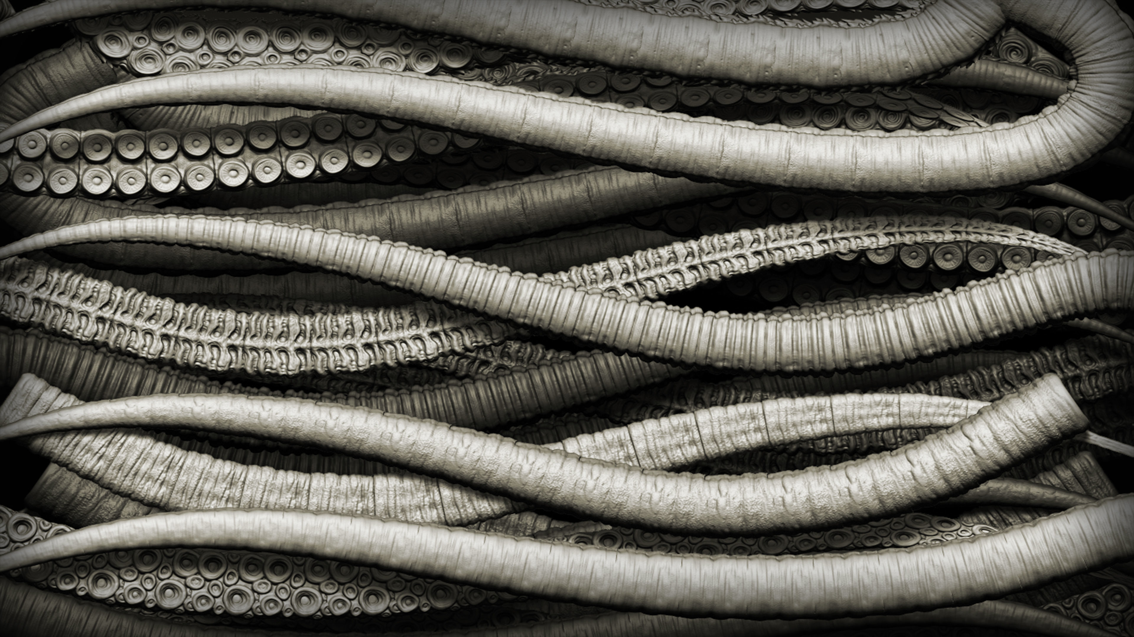 Zbrush and Blender - Cthulhu Creature 45 Brushes Pack Texture_12