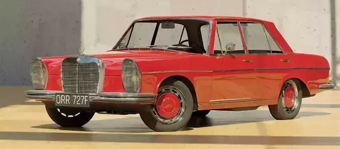 Mercedes Benz W108 Sedan  3D model