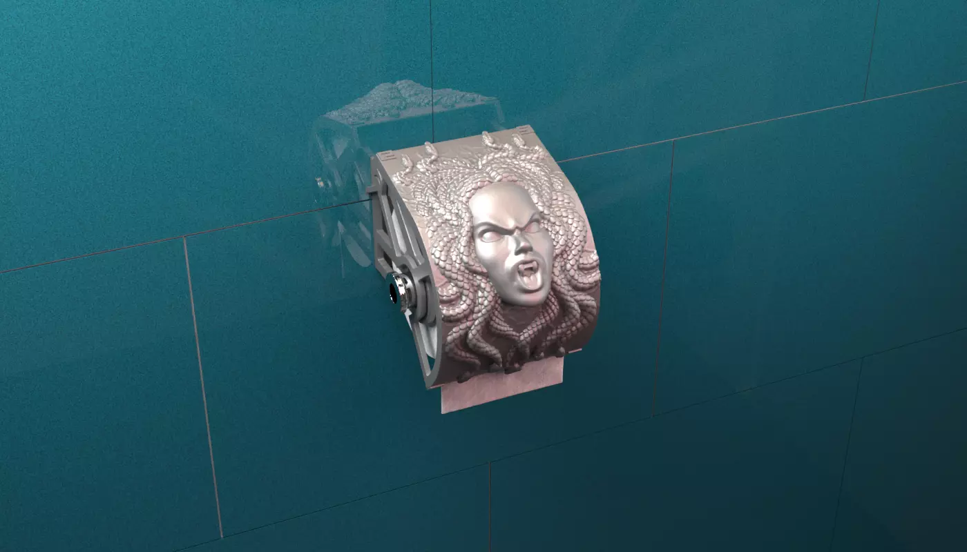 Medusa 3D print model_0