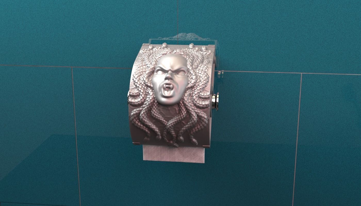 Medusa 3D print model_1