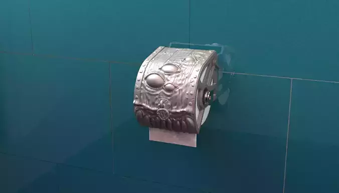 Mimic toilet roll holder