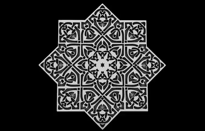 Oxidized Silver Celtic Pendant